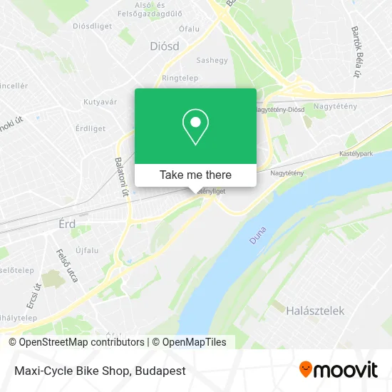 Maxi-Cycle Bike Shop map