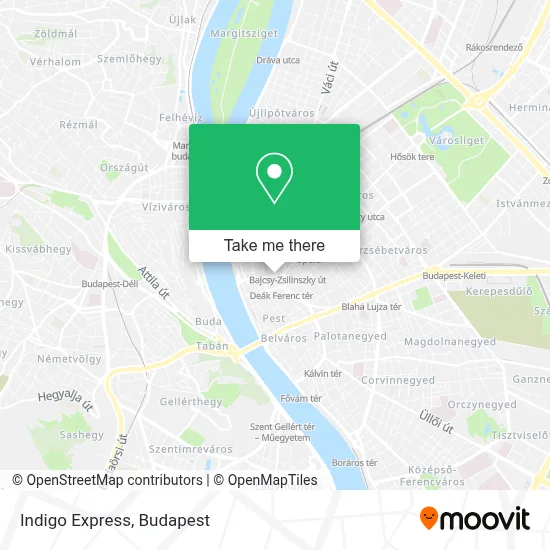 Indigo Express map