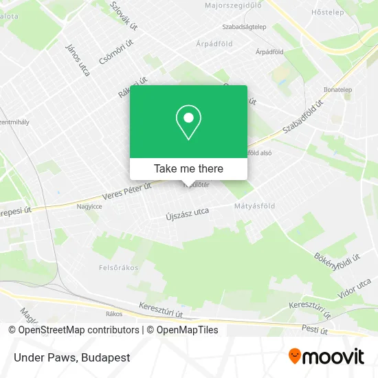 Under Paws map