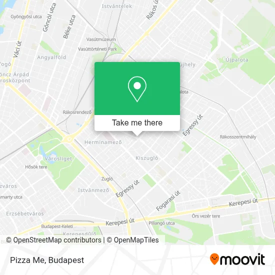 Pizza Me map