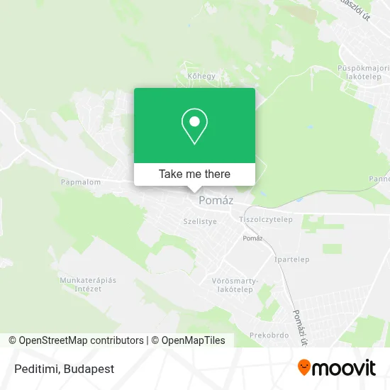 Peditimi map
