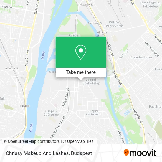 Chrissy Makeup And Lashes map