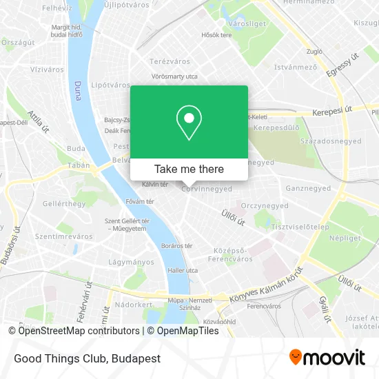 Good Things Club map