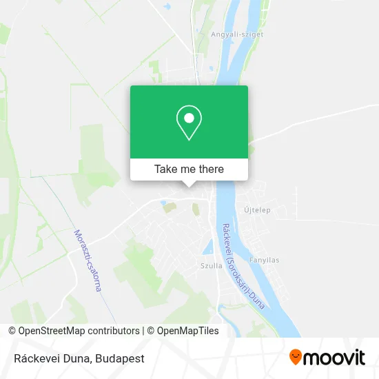 Ráckevei Duna map