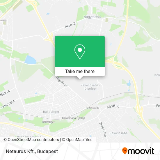 Netaurus Kft. map