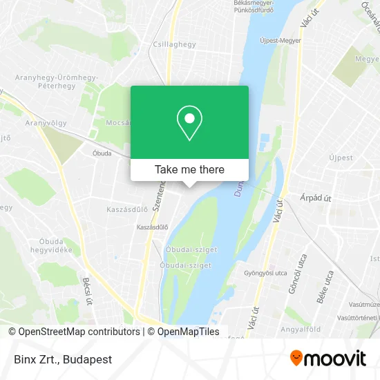 Binx Zrt. map