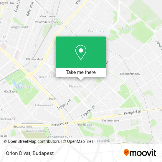 Orion Divat map