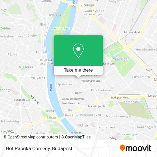 Hot Paprika Comedy map