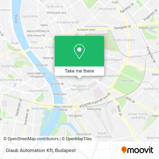 Glaub Automation Kft map