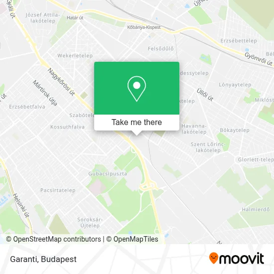 Garanti map