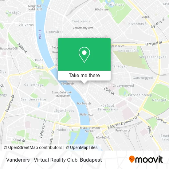 Vanderers - Virtual Reality Club map