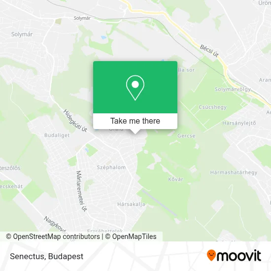 Senectus map