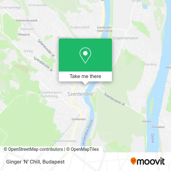 Ginger 'N' Chill map