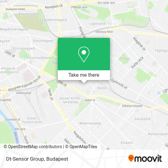 Dt-Sensor Group map