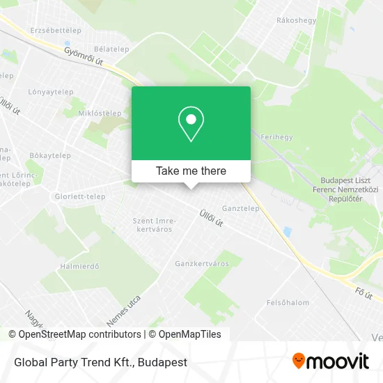 Global Party Trend Kft. map
