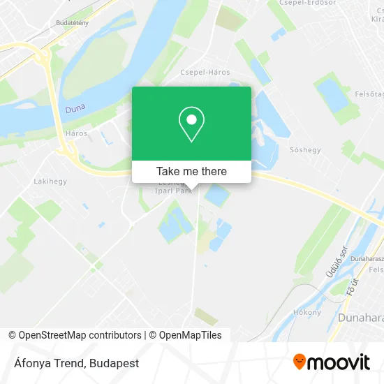 Áfonya Trend map