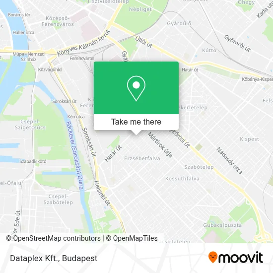 Dataplex Kft. map