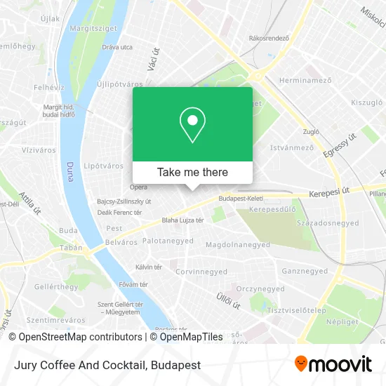 Jury Coffee And Cocktail map