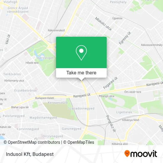 Indusol Kft map