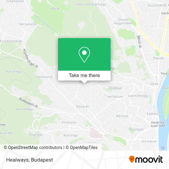 Healways map