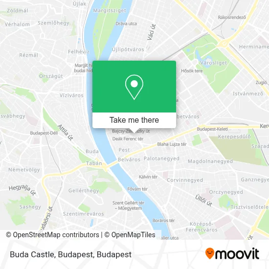Buda Castle, Budapest map