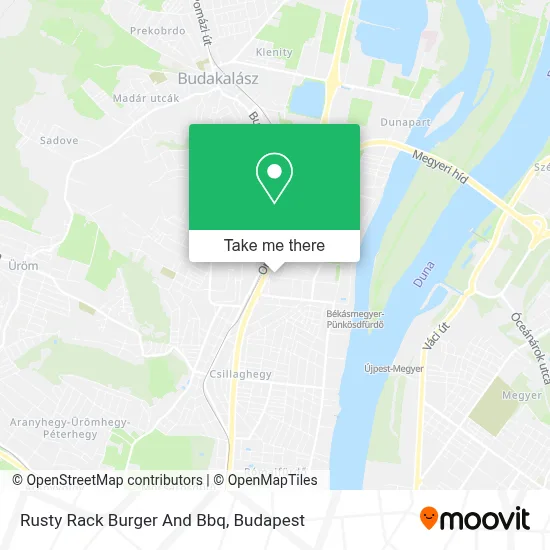 Rusty Rack Burger And Bbq map