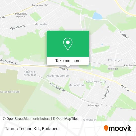 Taurus Techno Kft. map