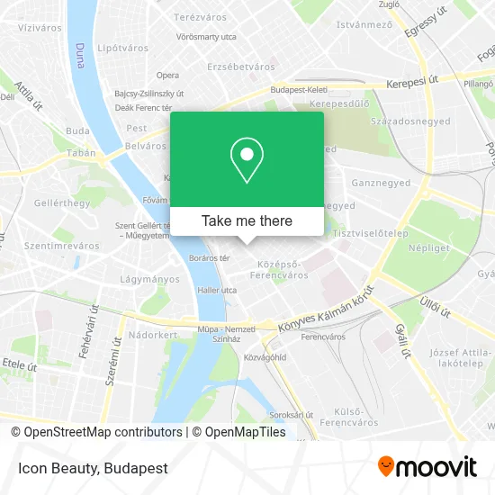 Icon Beauty map