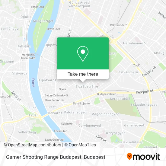 Gamer Shooting Range Budapest map