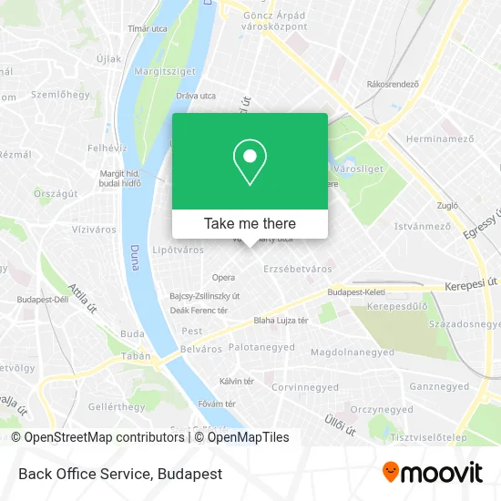 Back Office Service map