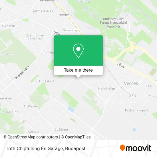 Tóth Chiptuning És Garage map