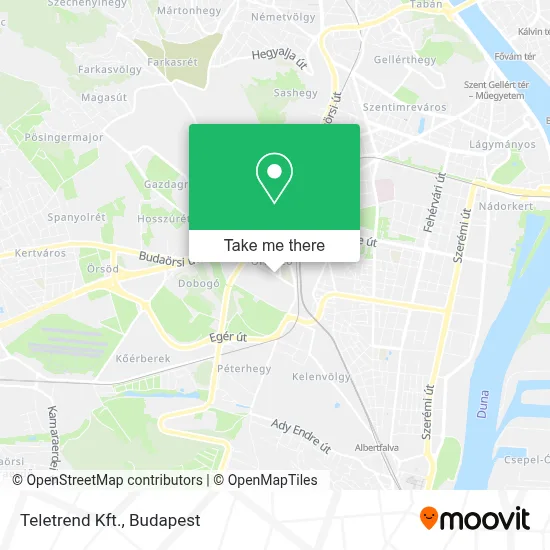 Teletrend Kft. map