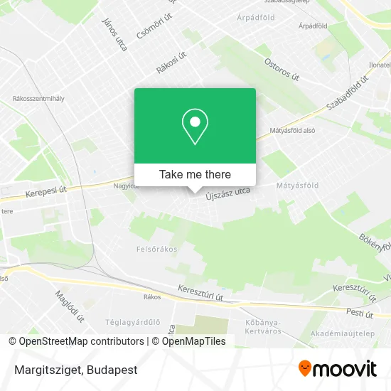 Margitsziget map