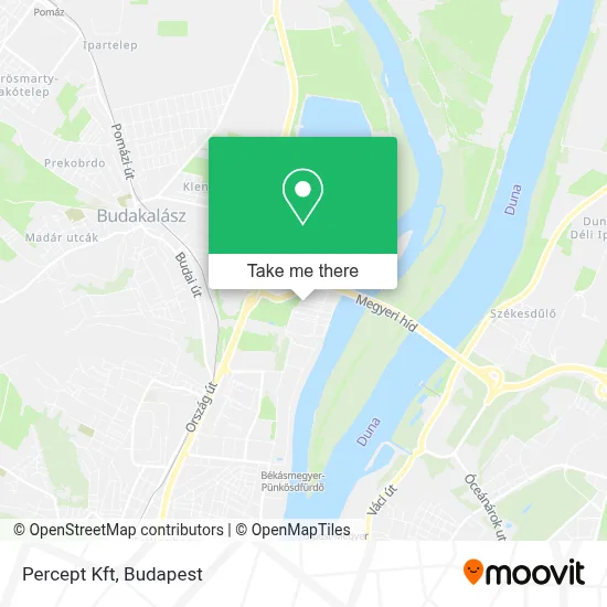 Percept Kft map