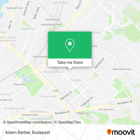 Adam Barber map