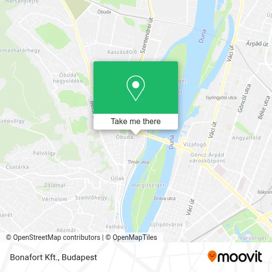 Bonafort Kft. map