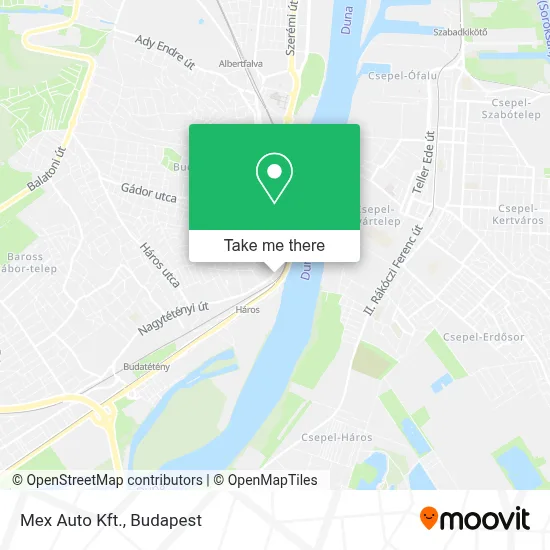 Mex Auto Kft. map
