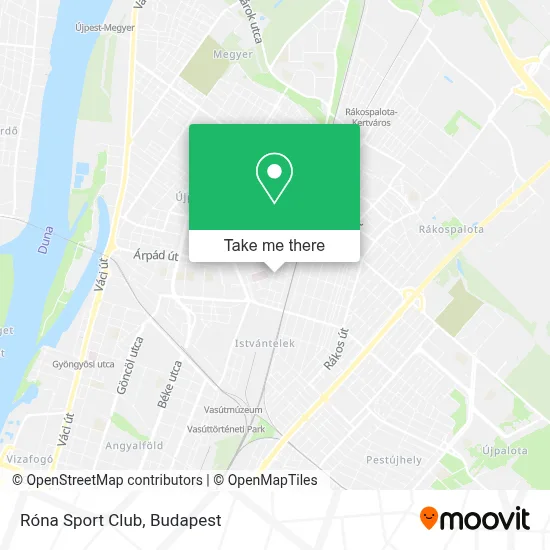 Róna Sport Club map
