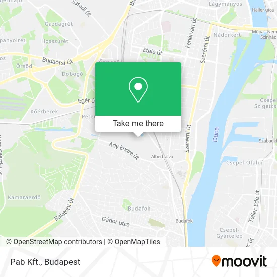 Pab Kft. map