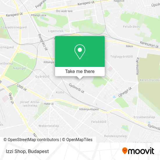 Izzi Shop map