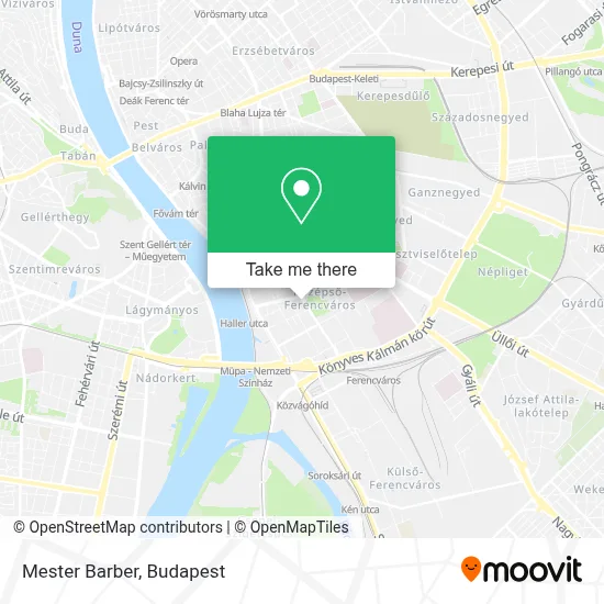 Mester Barber map
