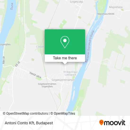 Antoni Conto Kft map