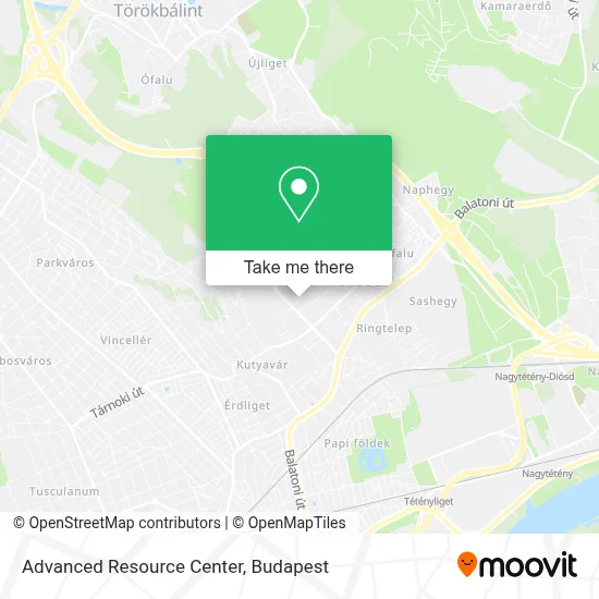 Advanced Resource Center map