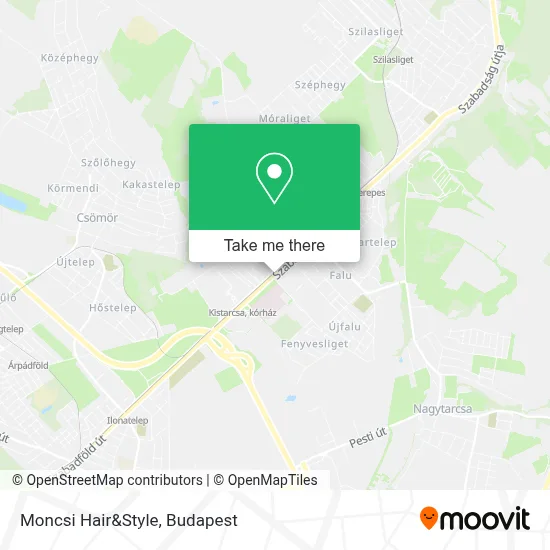 Moncsi Hair&Style map