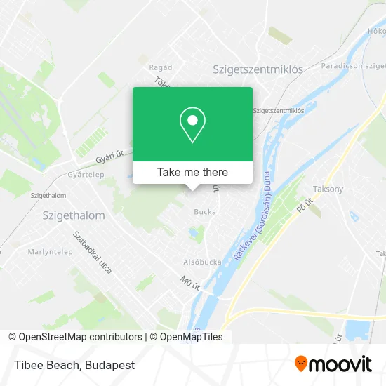 Tibee Beach map