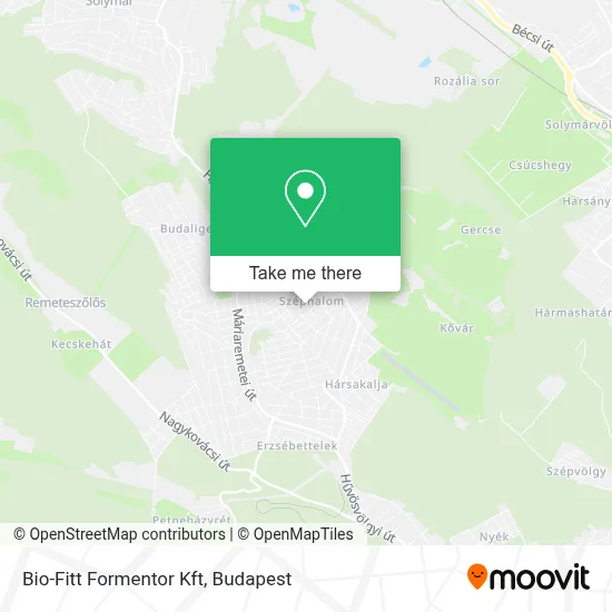 Bio-Fitt Formentor Kft map