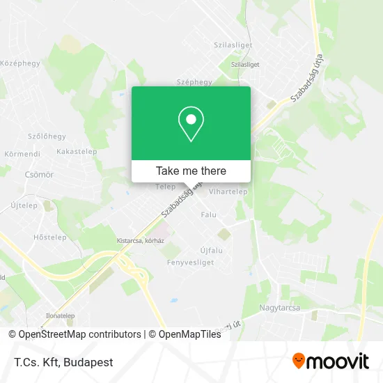 T.Cs. Kft map