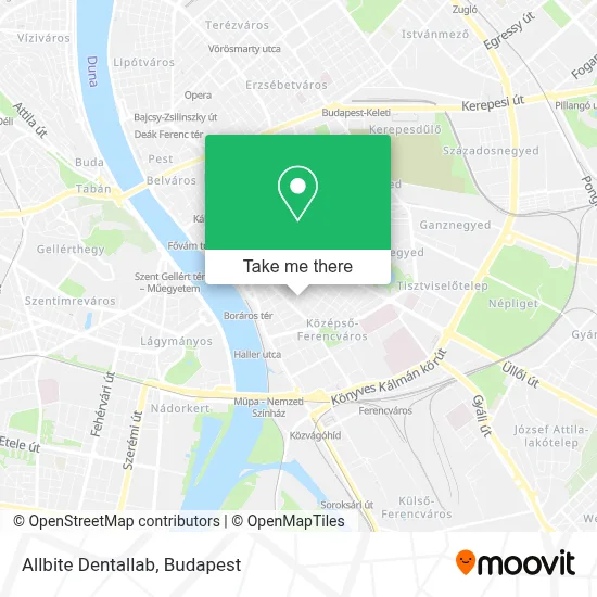 Allbite Dentallab map
