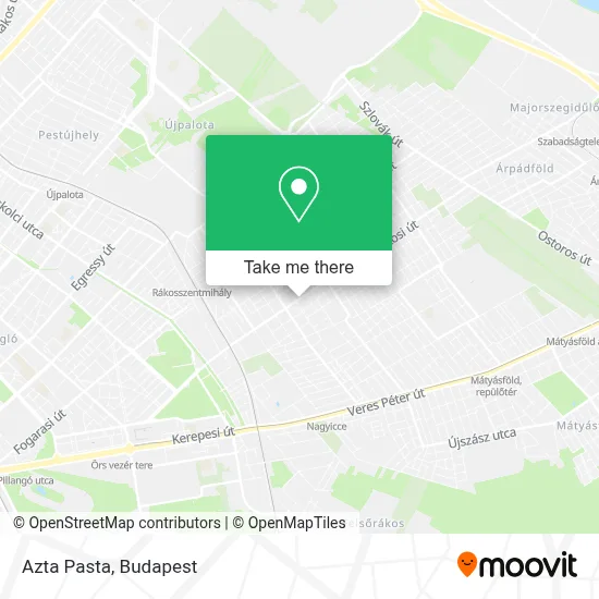 Azta Pasta map