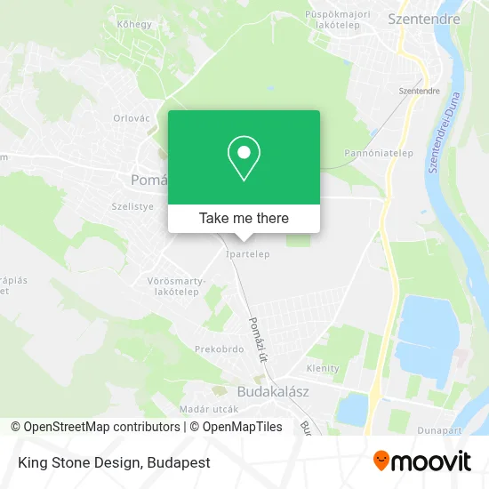 King Stone Design map